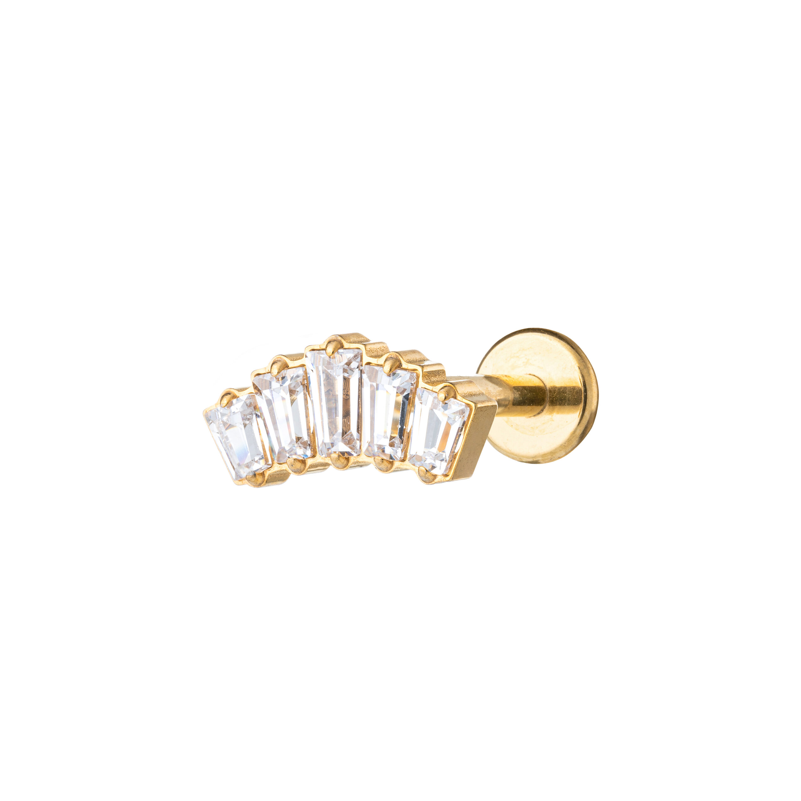 24K Gold Plated Quintette End